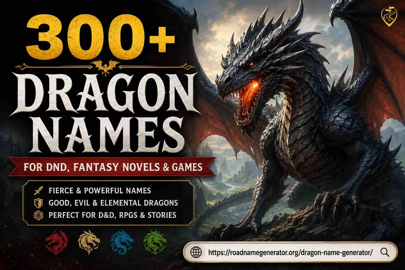 300+ Dragon Names for DnD, Fantasy Novels & Games